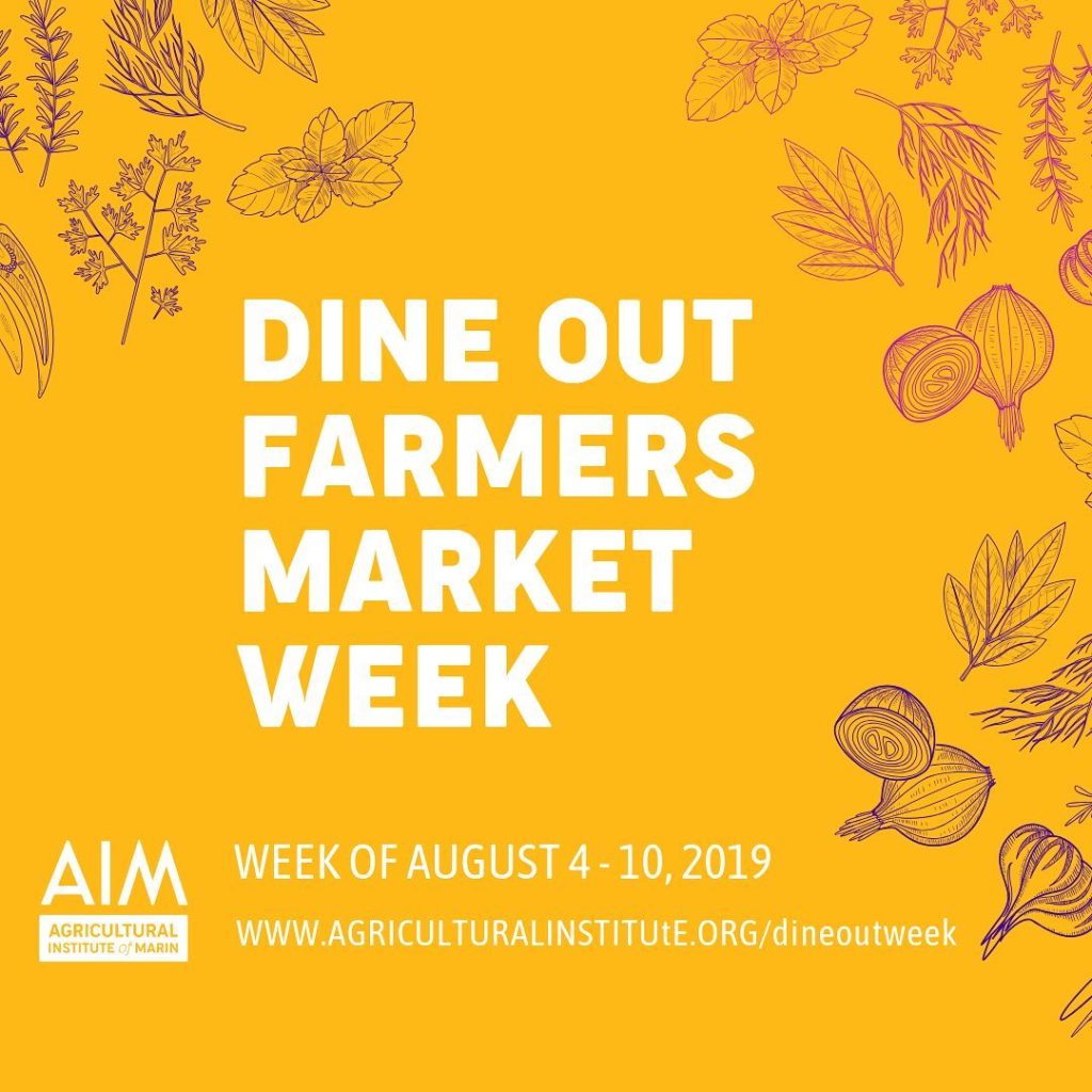 DIne Out Farmers Market Week Informational Poster